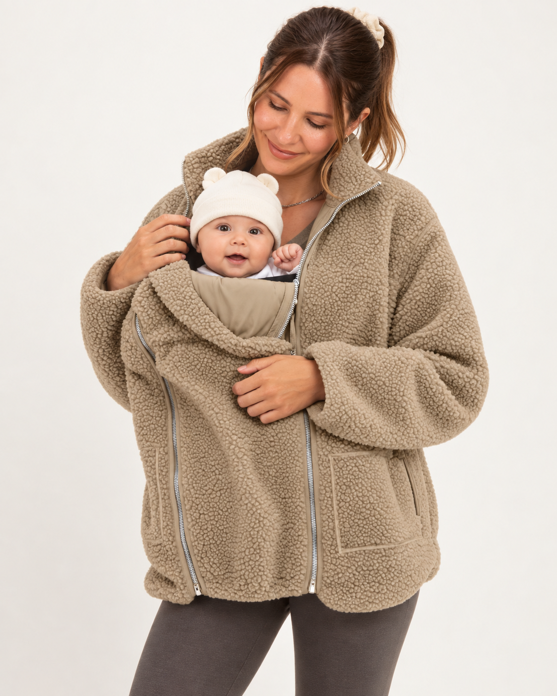 2-in-1 Babywearing Fleece Jacket