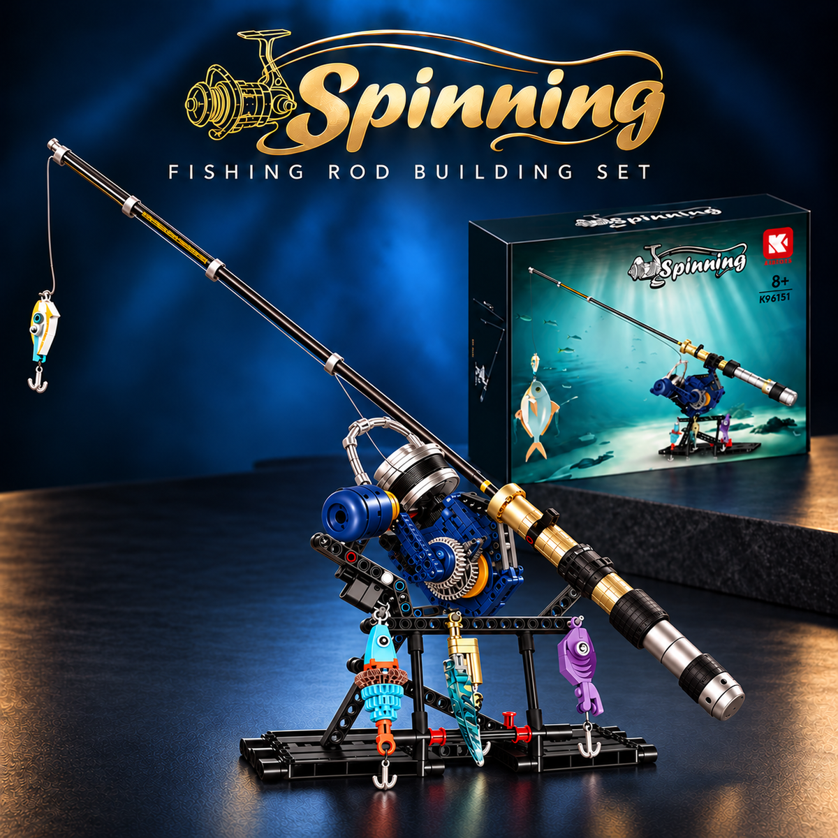 Fishing Rod Building Block Set