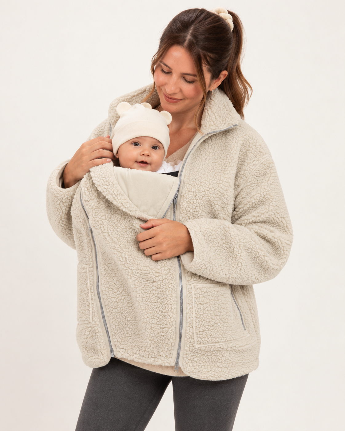 2-in-1 Babywearing Fleece Jacket