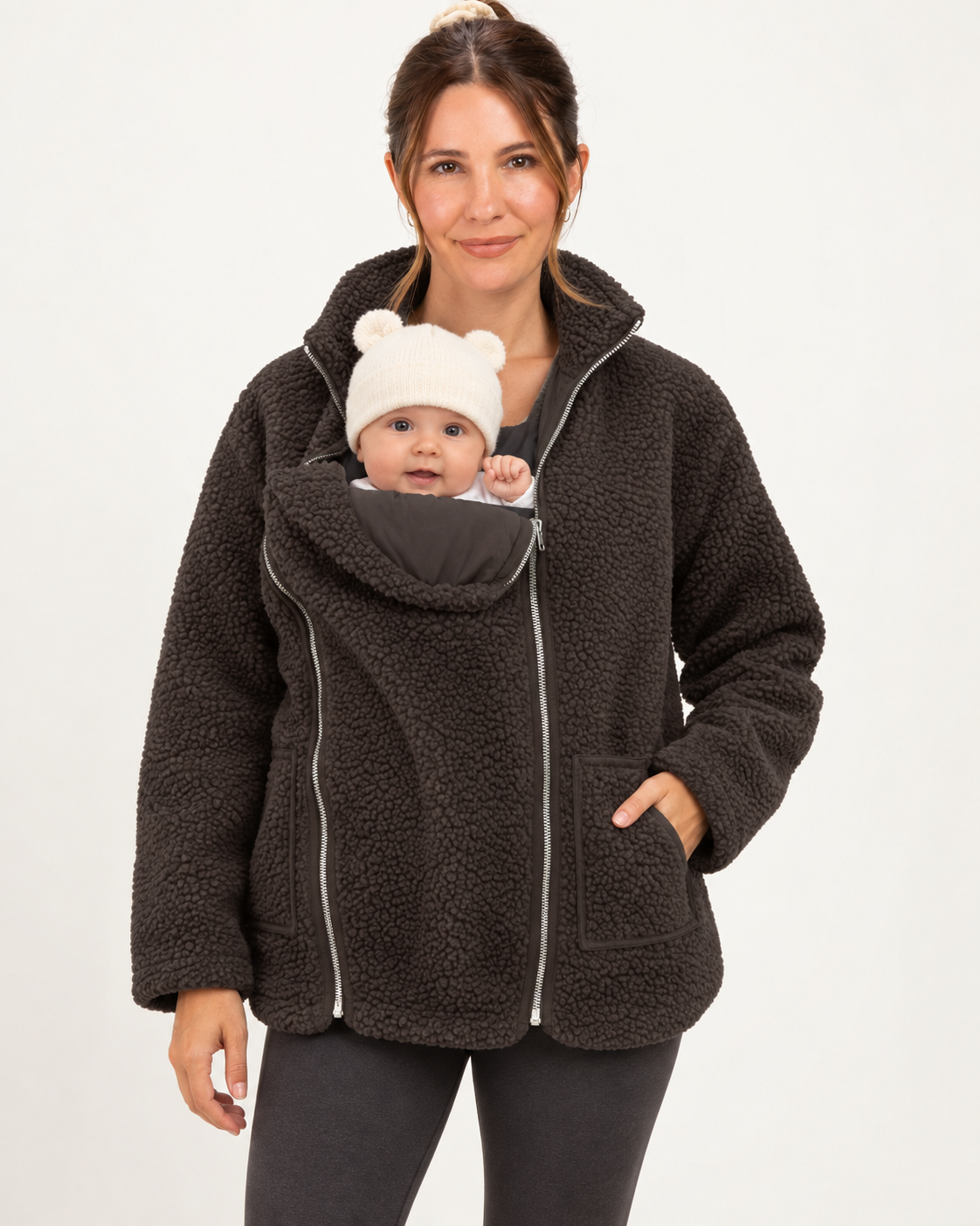2-in-1 Babywearing Fleece Jacket