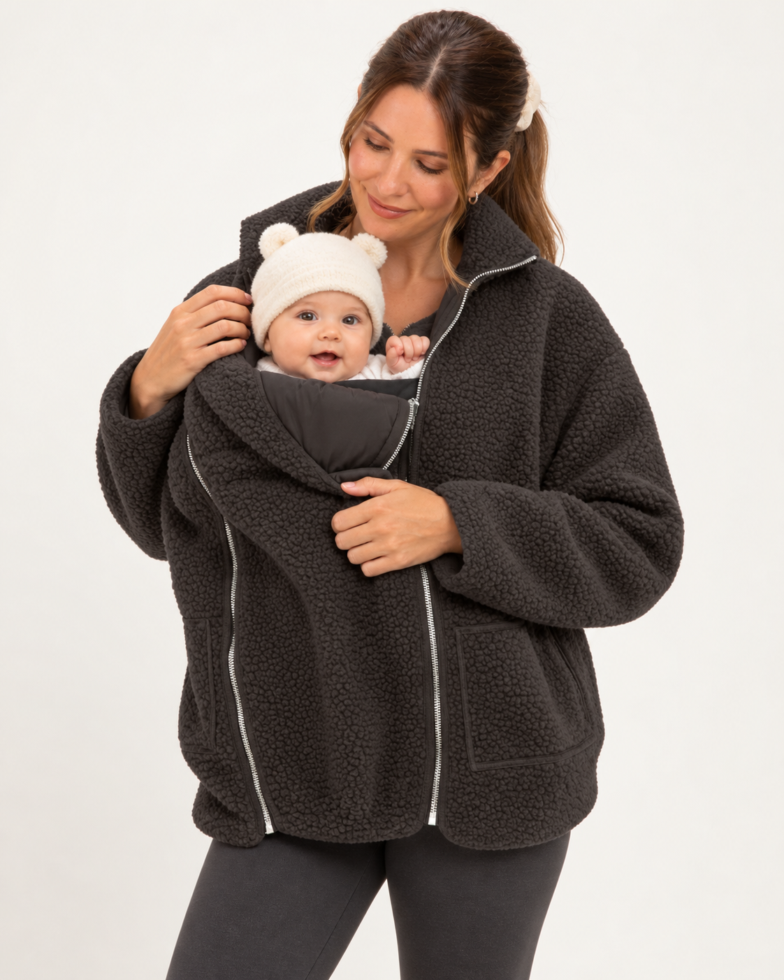 2-in-1 Babywearing Fleece Jacket