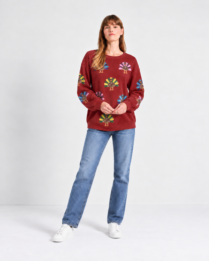 Thanksgiving Turkey Sequin Sweatshirt