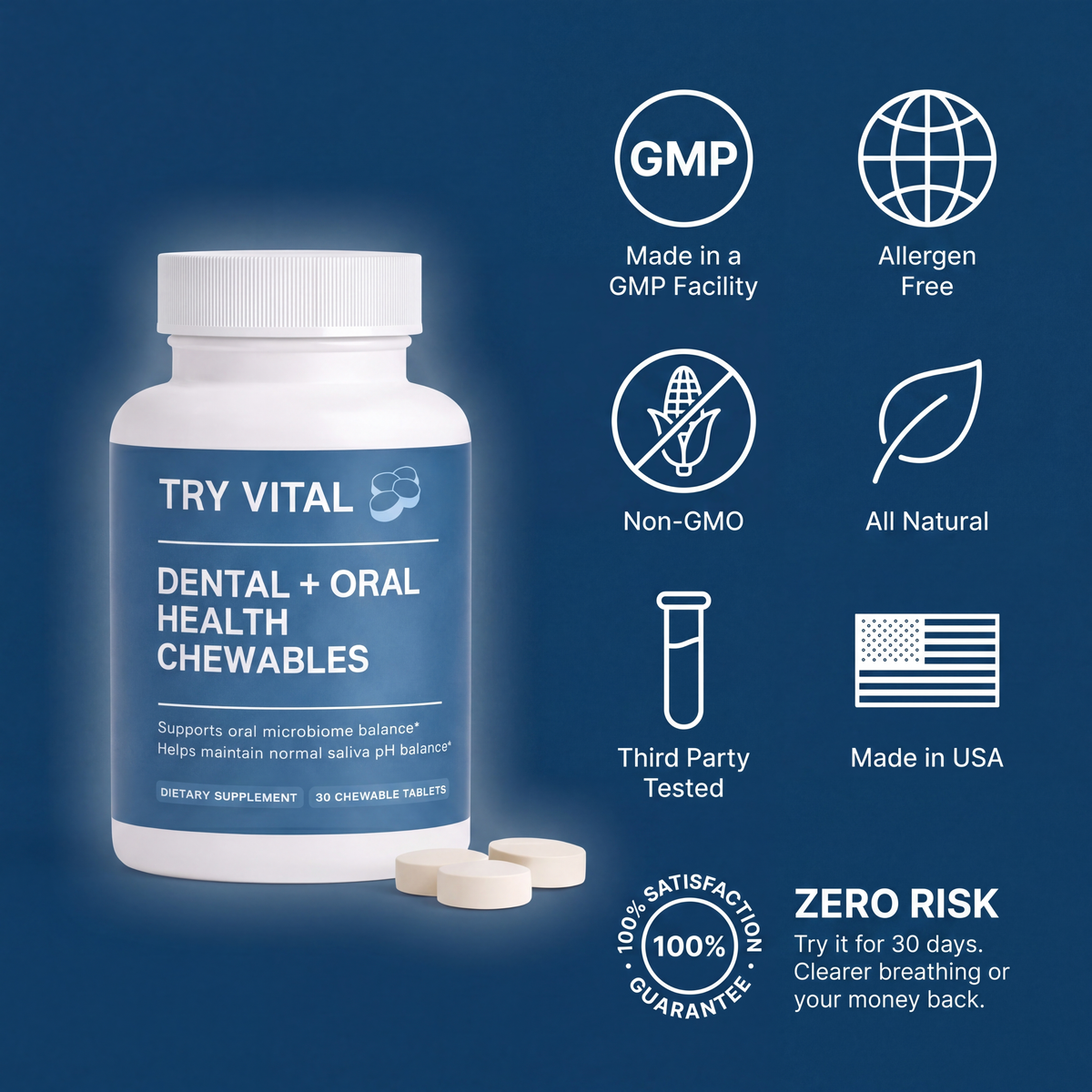 Vital™ Dental + Oral Health Chewables