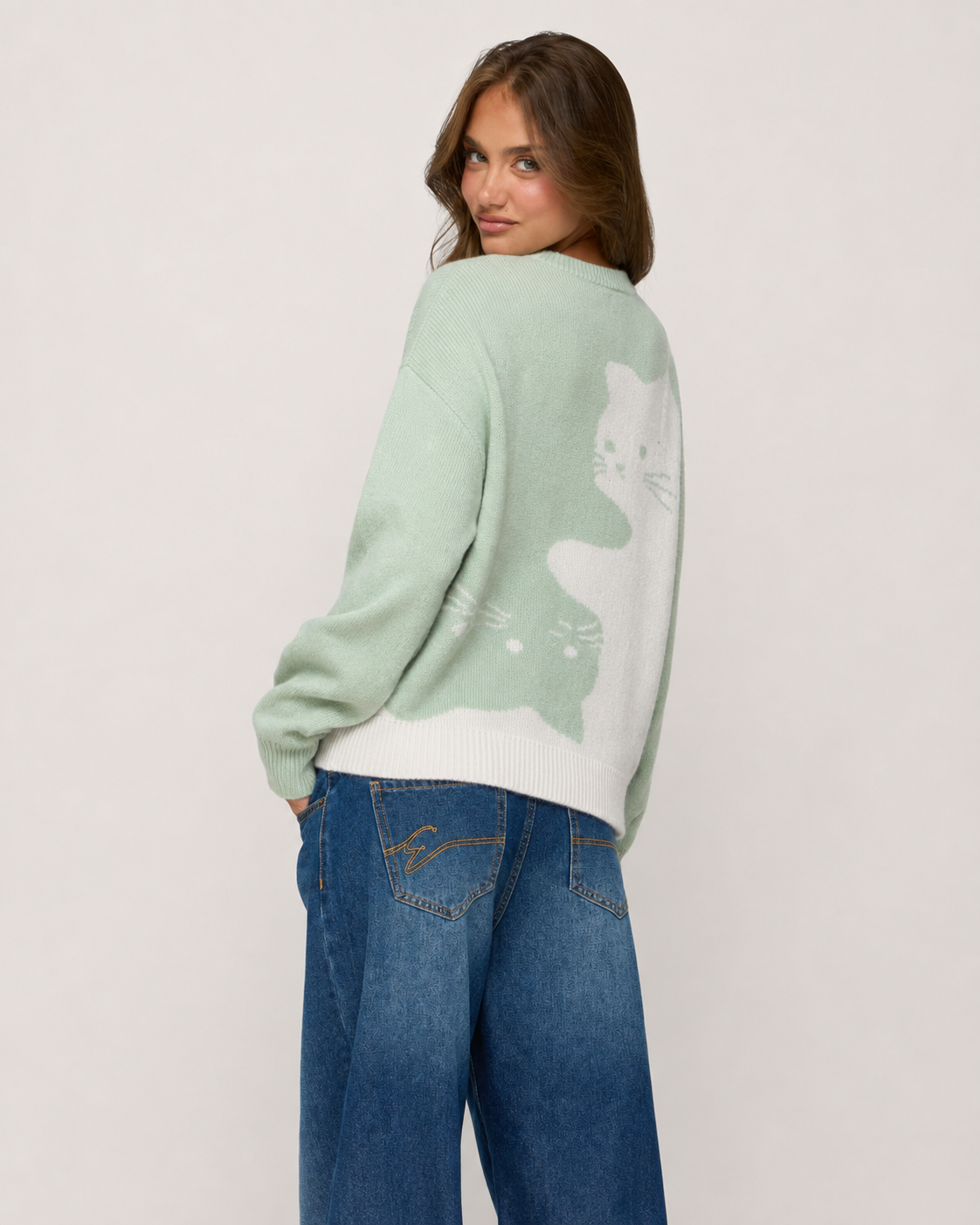 Purrfect Fall Cat Sweater