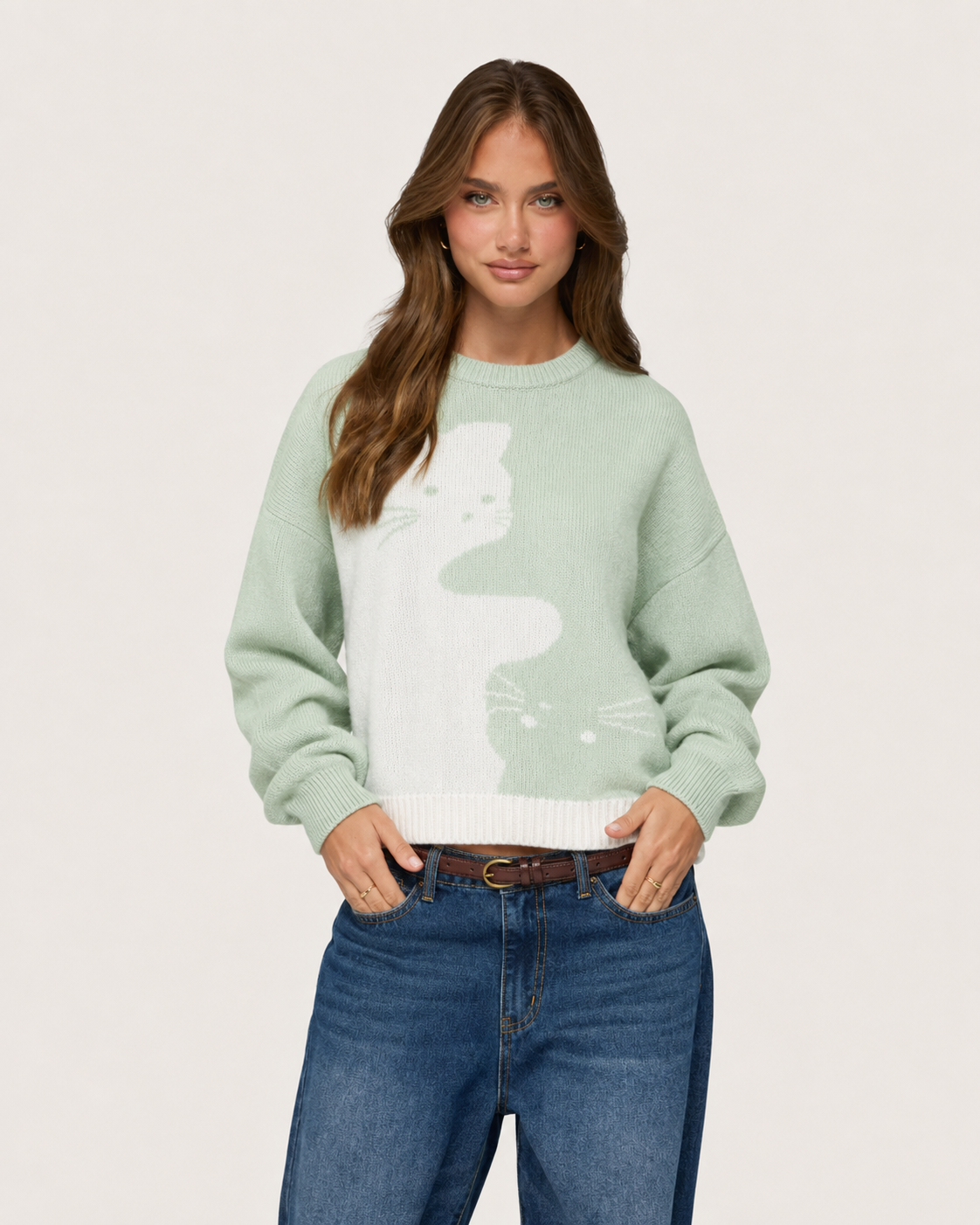 Purrfect Fall Cat Sweater