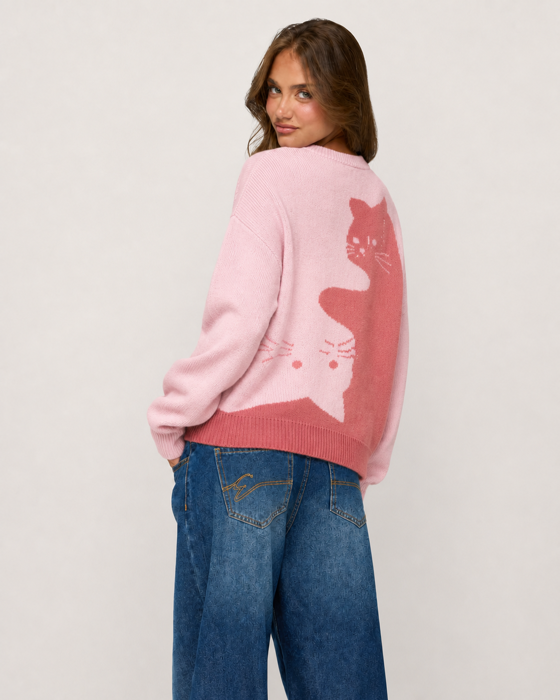 Purrfect Fall Cat Sweater