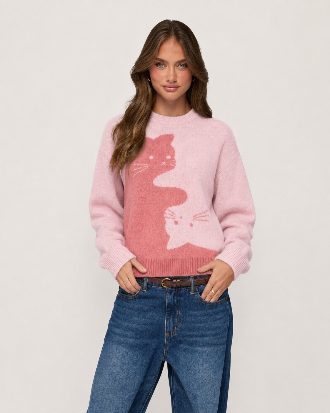 Purrfect Fall Cat Sweater
