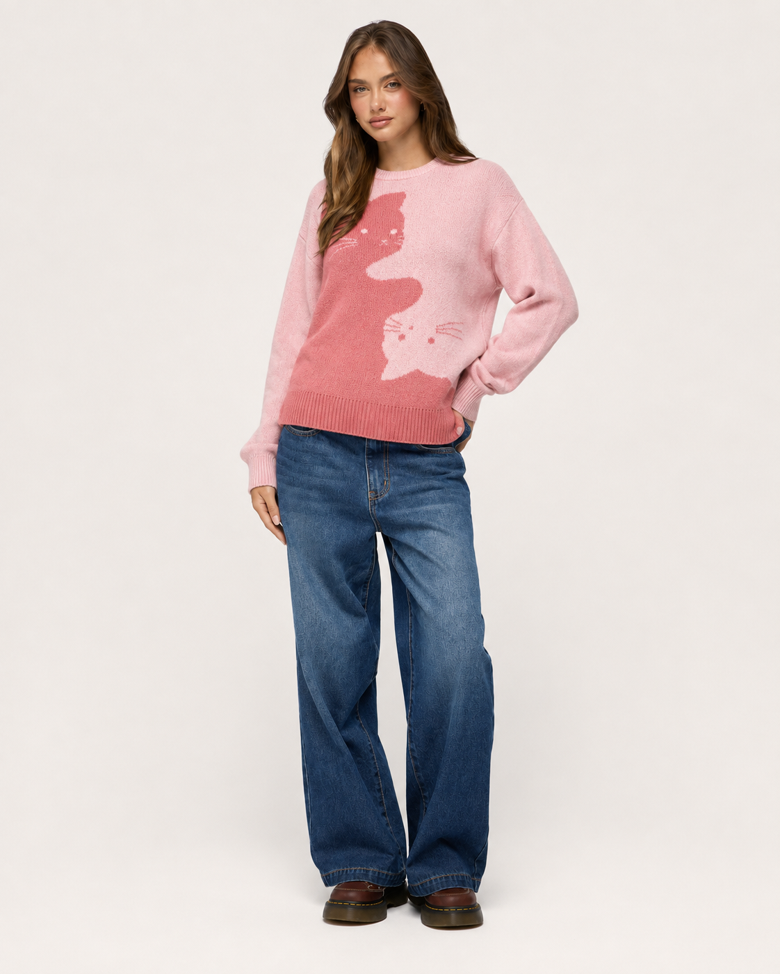 Purrfect Fall Cat Sweater